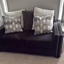 Couch and Love Seat Two End Tables And Coffee Table 