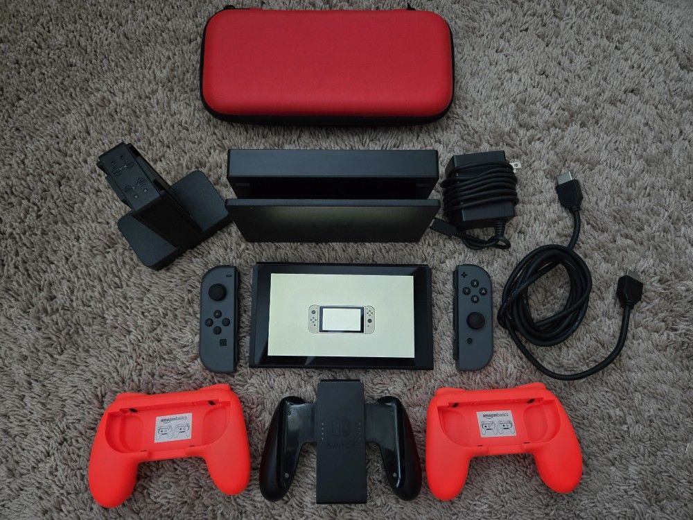 NINTENDO SWITCH CONSOLE + ACCESSORIES