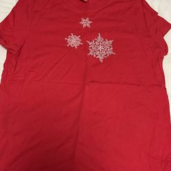Womens Holiday Shirt- Size XXL