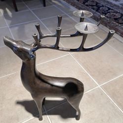 Beautiful Large Bronze Deer 