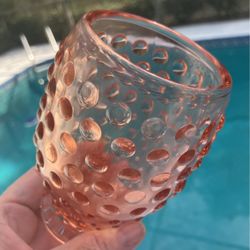 Indiana Glass Pink/Peach Tumblers