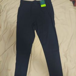 BNWT MENS ADULT SMALL TEK GEAR BLACK LIGHTWEIGHT JOGGER PANTS 