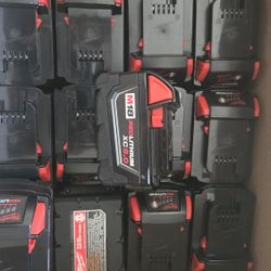MILWAUKEE BATTERY HIGH OUTPUT 5.0  NEW $65 EACH *****