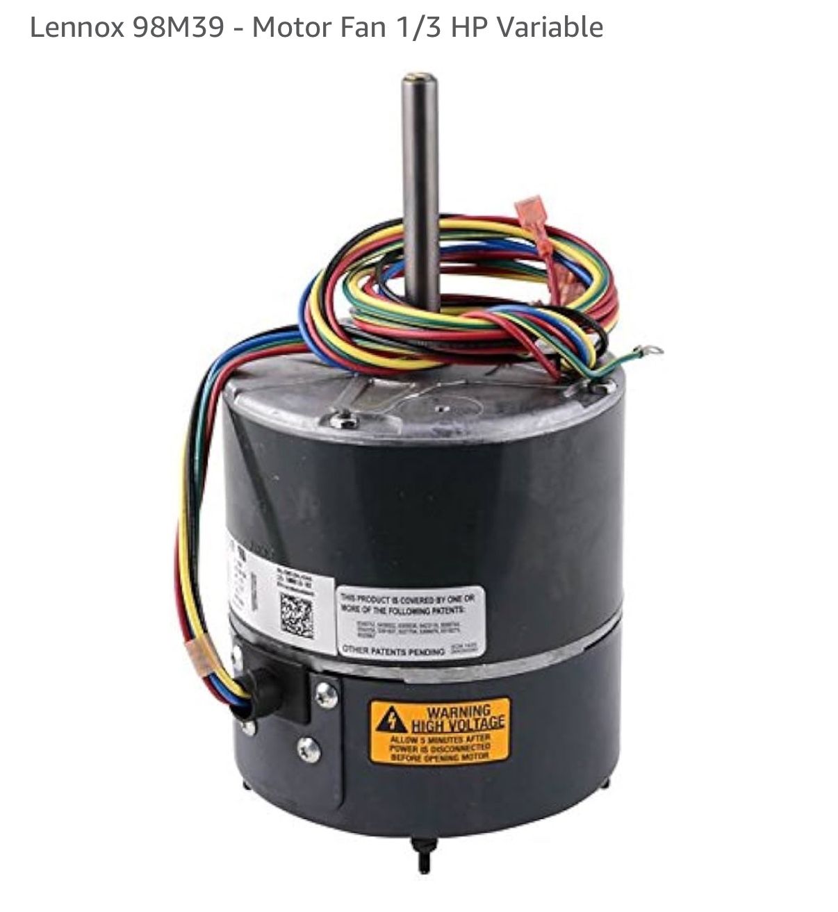 Lennox 98M39 Condenser Fan Motor