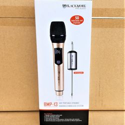 🚨 No Credit Needed 🚨 Professional Rechargeable Wireless Microphone 1/4" Receiver 200 Ft Range Karaoke DJ 🚨 Payment Options Available 🚨 