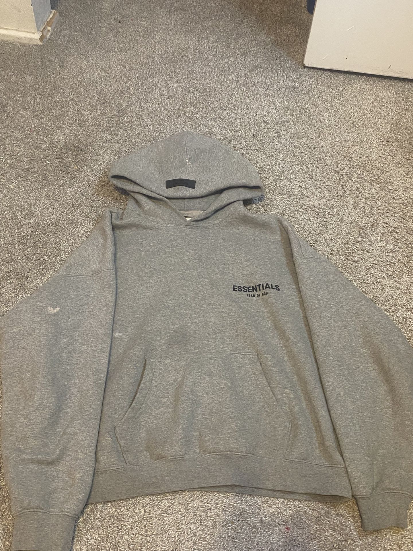 Essentials hoodie dark oatmeal