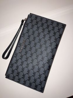 Michael Kors Hand Bag, Belt, (Both Black/Gray)