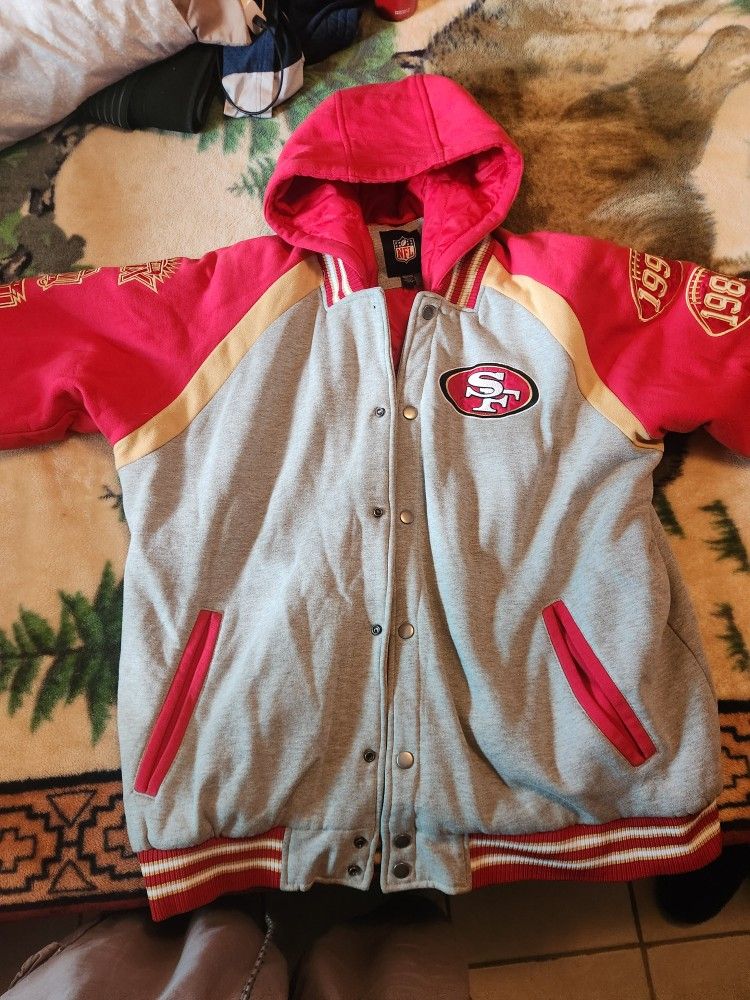49ers Letterman Jacket 2xl