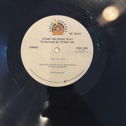 Stars On Long Play Radio Vinyl Record 