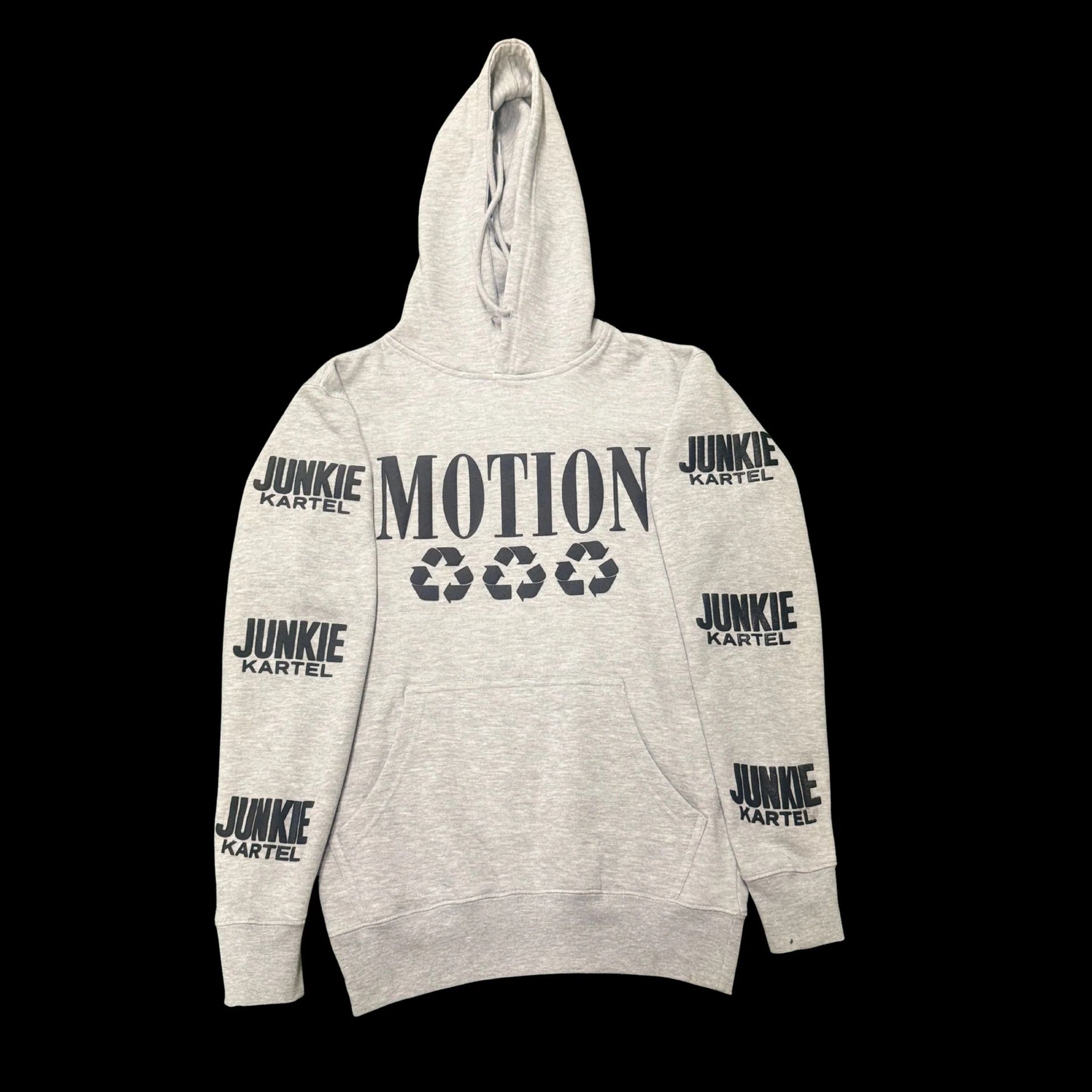 Black & Grey Motion Hoodie