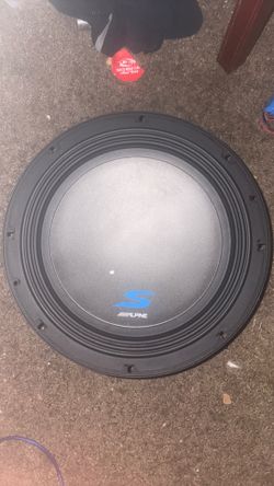 alpine subwoofer