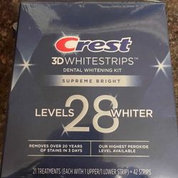 Brand New Unopened 3D Whitening Strips 