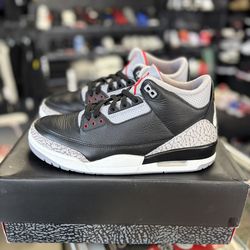 Jordan 3 “Black Cement” Size 9