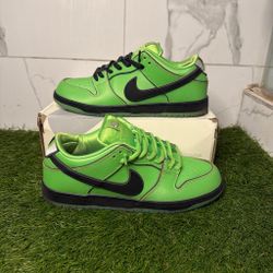 Nike SB Dunk Low Green Black Sneakers—USED—