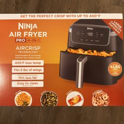 NINJA AIR FRYER PRO 4 - IN - 1 BRAN NEW SEALED 