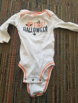 Halloween onesie 0-3 months