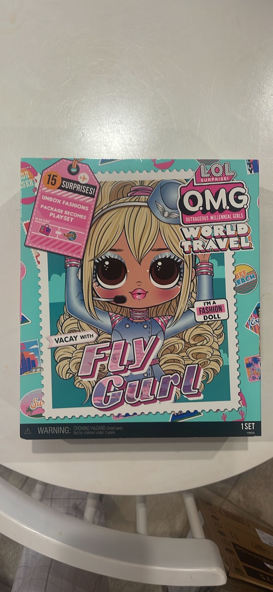 L.O.L. Surprise! World Travel™ Fly Gurl Fashion Doll with 15 Surprises Including Fashion Outfit, Accessorie