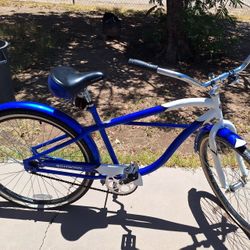 Men's Schwinn Legacy Blue & White Beach Cruiser

O.B.O.
