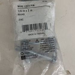 Ever built why are locked in 1/4 x 2” round think