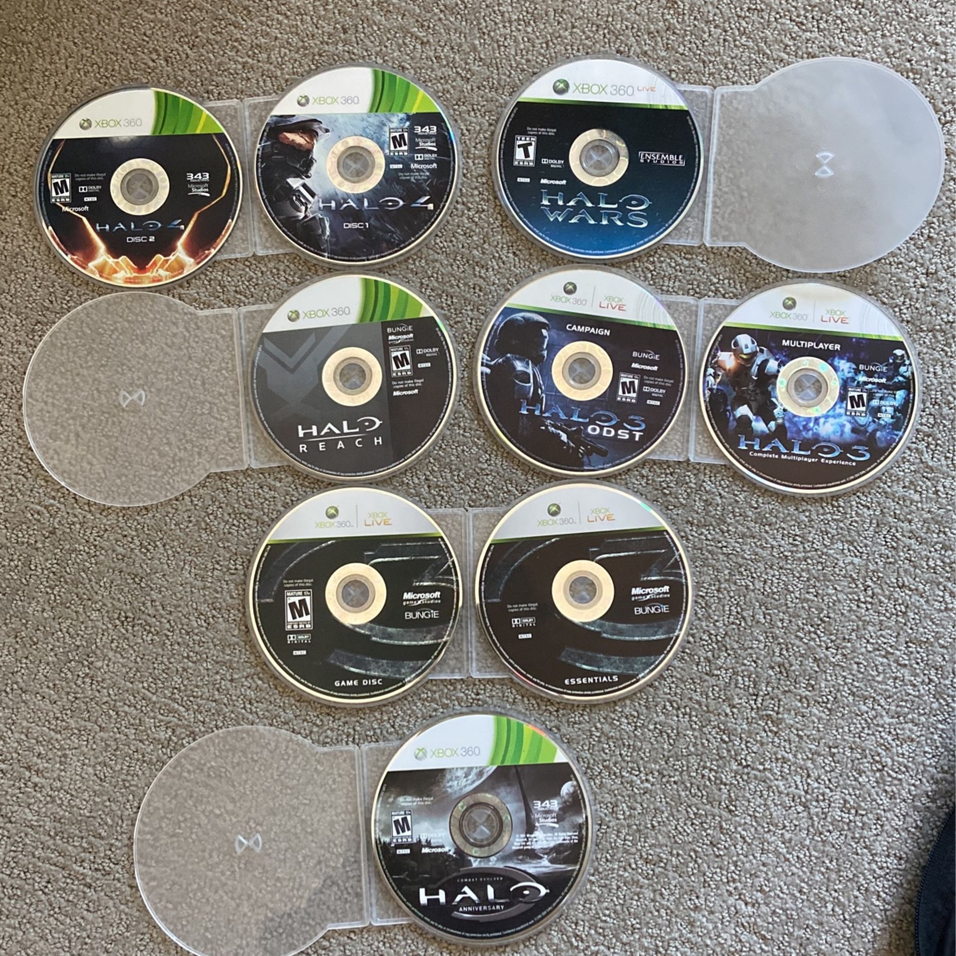 Xbox 360 Halo Games 