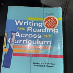 Writing And Reading Across The Curriculum