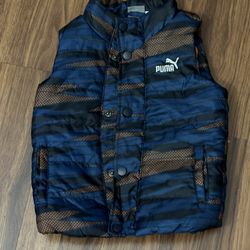 Puma Baby Puffer Vest Sz 24 Months 