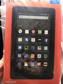 Kindle 7" 8gb blue brand new never opened