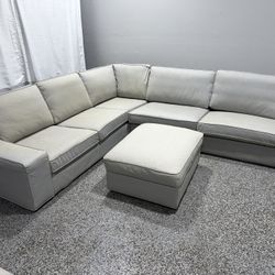 IKEA Sectional Couch And Ottoman!!! Pick UP