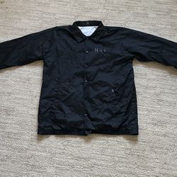 HUF black Windbreaker 