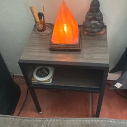 Side Table Wood Grey, Small 