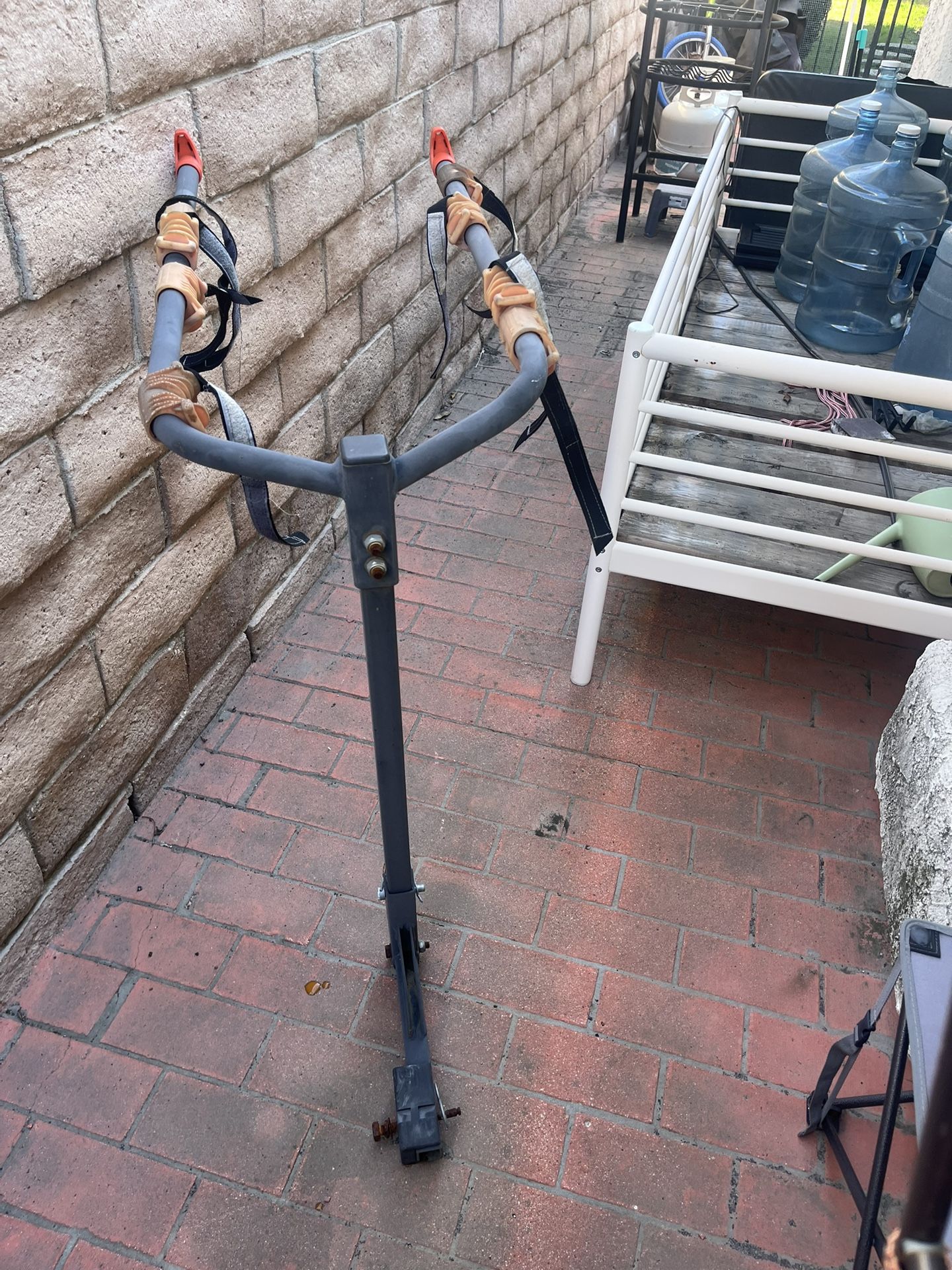 Bike Rack And Water Containers