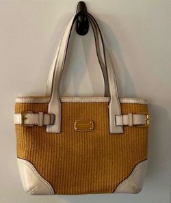 MK straw bag