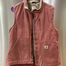 Women’s  Carhartt Vest, Vintage Rose, Size Small