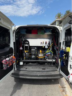 Van & detailing setup