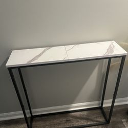 Narrow Marble Console Table
