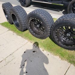 20" Tis Off Roads Rims And Tires Brand New.  Plus 305/30/26 Semi New Tires As Well. 