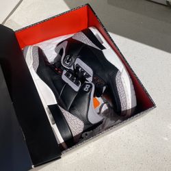 Jordan 3 Black Cement Size 9.5 (2024)