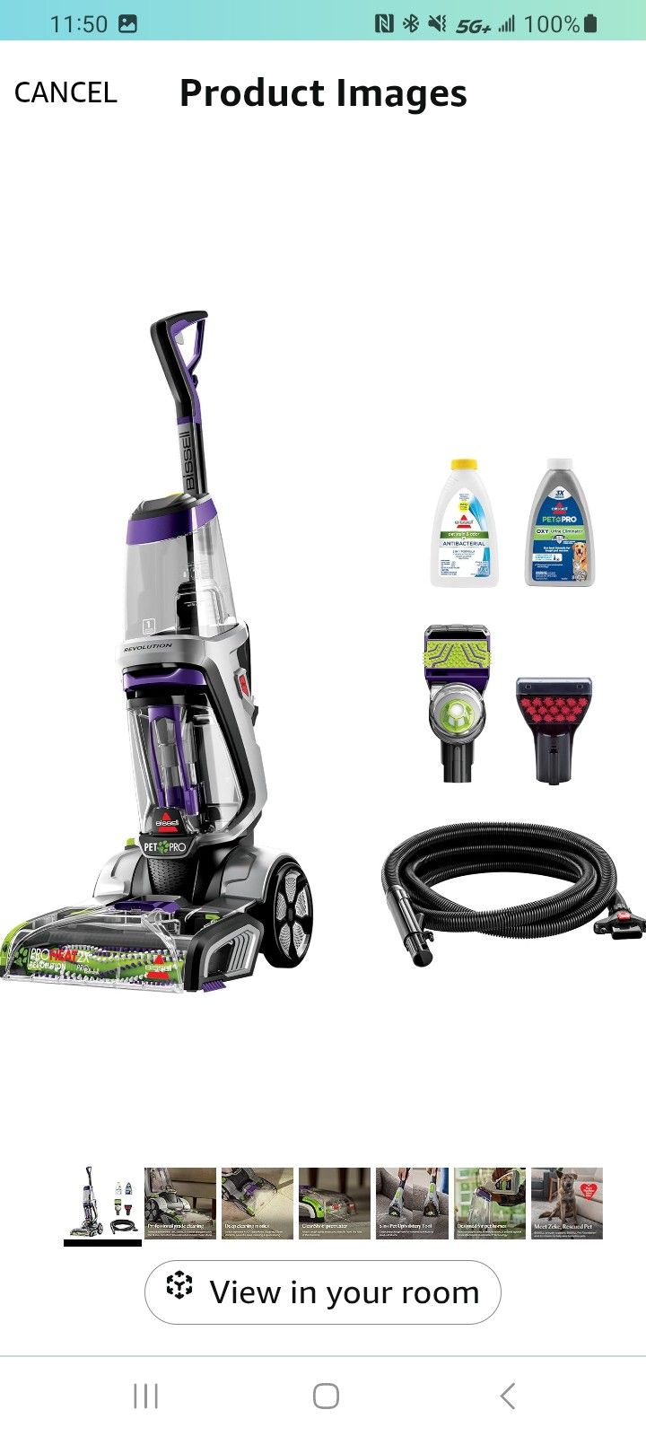 Bissell Proheat 2x Pro Plus Revolution After Pet Cleaning