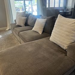 Arhaus 2 Piece Sectional Couch 