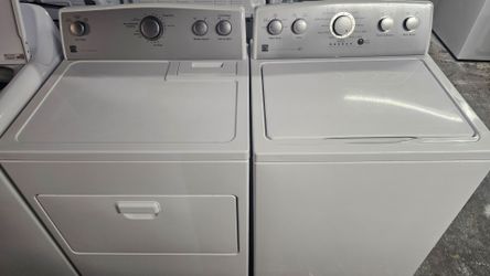 Great working agitator less Kenmore washer and dryer set