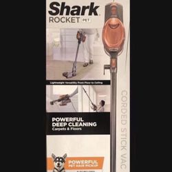 🦈 🚀 🐶 2021 SHARK ROCKET PET VACUUM! BRAND NEW! Never Opened! In Original Factory Packaging! This Retails For $160+tax! Buy Here At Huge Discount! 