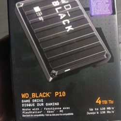 Brand New WD BLACK P10 4TB Gaming Drive