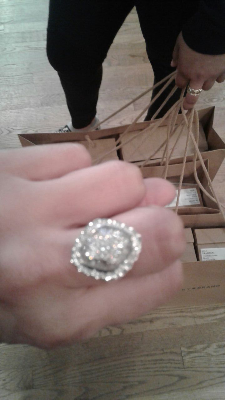 18 k diamond ring