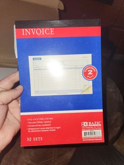 Invoice book