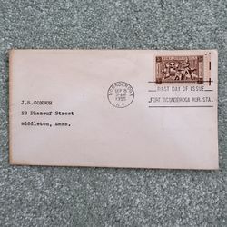 1955 First Day Of Issue Cover Commemorating The Bicentennial Of Fort Ticonderoga 3¢ Stamp #1071