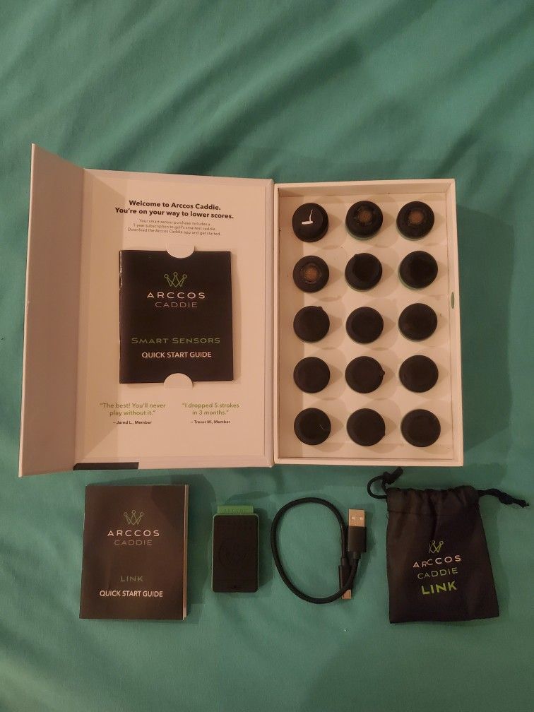 ARCCOS Caddie Smart Sensors & Link