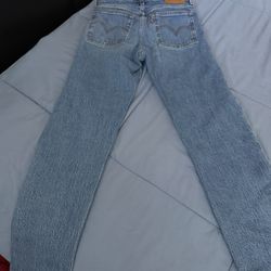 Levi’s wedgie straight fit high rise jeans light wash blue size 25