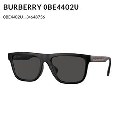 Burberry Matte Black  4402 U 346487 Sunglasses 