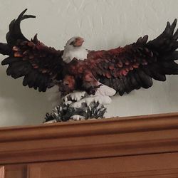 Large porcelain eagle perfect $100 firm