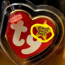 Blackie Super Rare Beanie Baby With All Of The Tag Errors